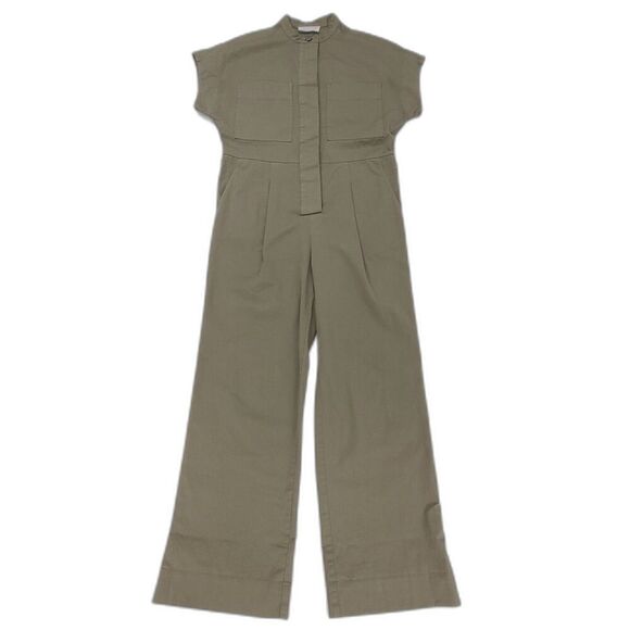 NEW Everlane The Easy Workwear Jumpsuit Kalamata Green Oversized Wide Leg XS